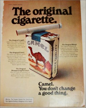 1974 Camel Cigarette ad