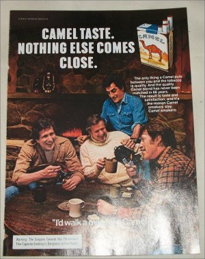 1978 Camel Cigarette ad