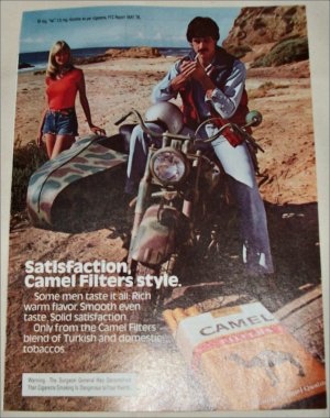 1978 Camel Filters Cigarette ad