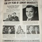 Jack Benny ad