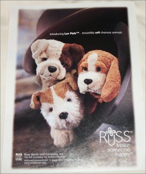 2000 Russ Berrie & Company Pups ad