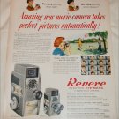 1957 Revere Electric Eye-Matic 8 mm Movie Camera ad