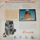 1958 Revere Electric Eye-Matic 8 mm Movie Camera ad