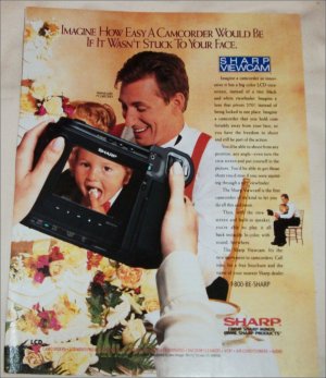 1994 Sharp Viewcam Camcorder ad #1