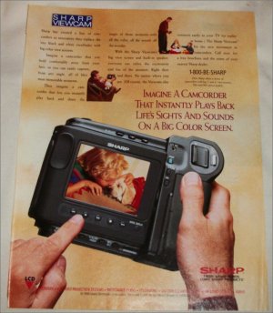 1994 Sharp Viewcam Camcorder ad #2
