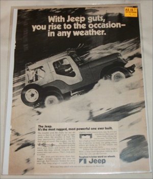 1972 American Motors Jeep ad