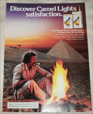 1979 Camel Lights Cigarette Pyramid ad #1
