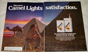 1979 Camel Lights Cigarette Pyramid ad #2