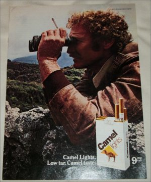 1980 Camel Lights Cigarette Binoculars ad
