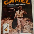 1980 Camel Lights Cigarette Tire ad