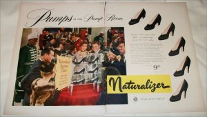 Brown Pump Naturalizer Shoe Ambassador Hotel ad
