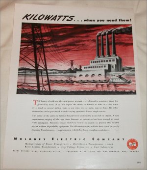 Moloney Electric Company ad