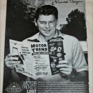 Motor Trend ad featuring Ronald Reagan