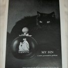Lanvin My Sin Perfume ad
