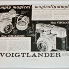 1959 Voigtlander Bessamatic & Vitomatic Camera ad