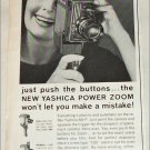 1963 Yashica 8-UP Movie Camera ad