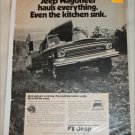 1972 American Motors Jeep Wagoneer Kitchen Sink ad