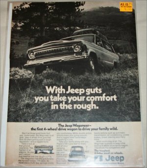 1972 American Motors Jeep Wagoneer Guts ad