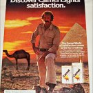1980 Camel Lights Cigarette Pyramid ad