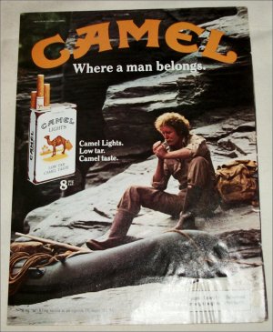 1982 Camel Lights Cigarette ad