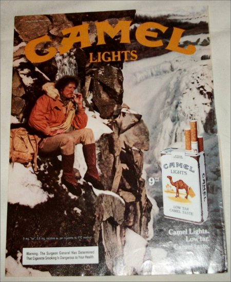 1983 Camel Lights Cigarette ad