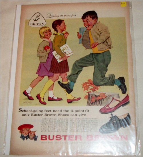 buster brown shoes 1980s