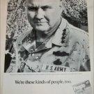 1992 People ad featuring General Norman Schwarskopf