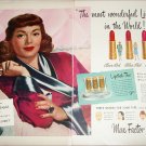 Max Factor Lipstick ad featuring Lana Turner