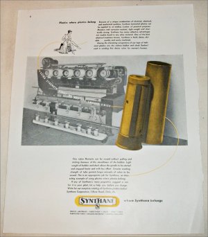 Synthane Plastic Nylon Filaments ad