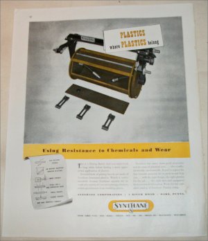 Synthane Plastic Chemicals ad