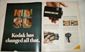 1967 Kodak Instamatic M12 Movie Camera ad