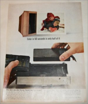 1963 Polaroid Colorpack Camera ad