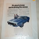 1973 American Motors AMX Javelin car ad
