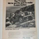 1973 American Motors Jeep ad