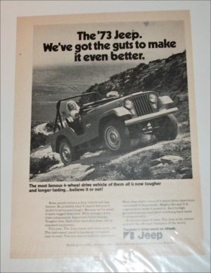 1973 American Motors Jeep ad