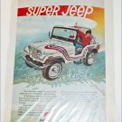 1973 American Motors Super Jeep ad