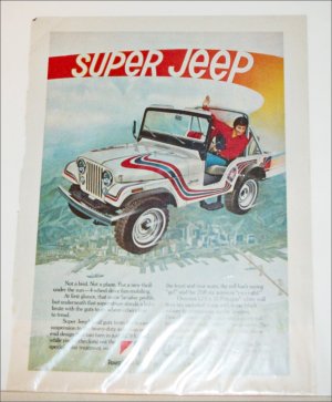 1973 American Motors Super Jeep ad