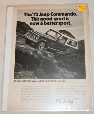 1973 American Motors Jeep Commando ad