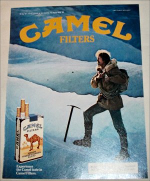1983 Camel Cigarette Glacier ad