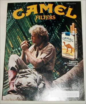 1983 Camel Cigarette Jungle ad