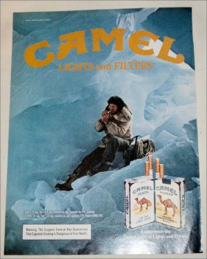 1984 Camel & Camel Lights Cigarette ad