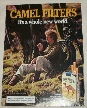 1984 Camel Cigarette Motorcycle ad