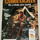 1984 Camel Lights Cigarette Tent ad