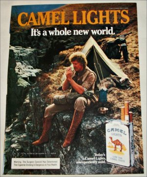 1984 Camel Lights Cigarette Tent ad
