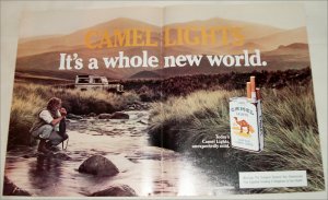 1984 Camel Lights Cigarette 4 Wheel Drive ad