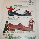 1957 Brown Robin Hood Shoes Christmas ad