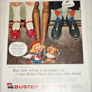 1957 Brown Buster Brown Shoes Thanksgiving ad