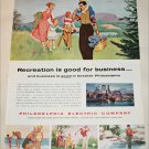 Philadelphia Electric Company Recreation ad