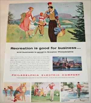 Philadelphia Electric Company Recreation ad