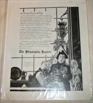 Philadelphia Inquirer Golden Crown & Cup ad